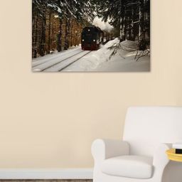 999Store White & Brown Train Wall Art-image-72
