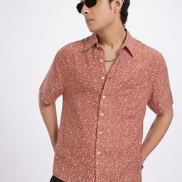 glitchez Fine Finesse Micro Ditsy Printed Shirt-image-59