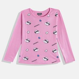 Eteenz Girls Premium Cotton Snoopy Printed T-shirt-image-30