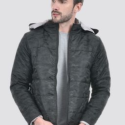 Lawman pg3 Men Camouflage Reversible Padded Jacket-image-80