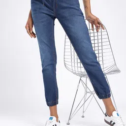 glitchez Women Jogger Light Fade Stretchable Jeans-picture-30