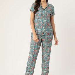 Monte Carlo Women Printed Pyjama Set-image-15