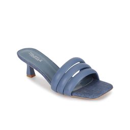 Truffle Collection PU Block Sandals-36