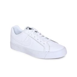 Nike Women White Court Royale AC Leather Sneakers-image-47