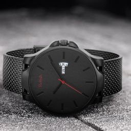 Relish Men Black Dial & Black Straps Analogue Watch-image-94