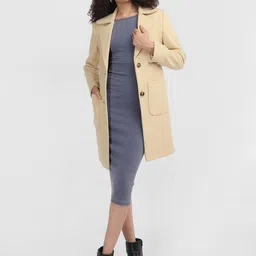 Plagg Solid Single Breasted Winter Style Overcoat-picture-11