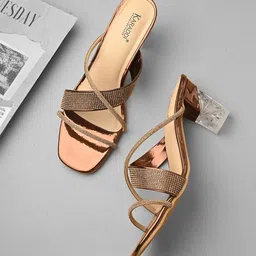 KARADDI Embellished Party Block Heel Sandals-47