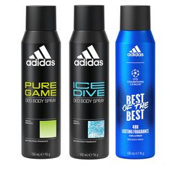 ADIDAS Men Set Of 3 Long Lasting Deo Body Spray - 96g Each-7