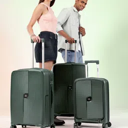 WROGN Unisex Set of 3 Hard Shell Trolley Suitcases-38