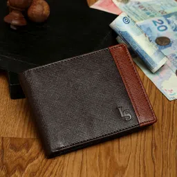 LOUIS STITCH Men Brown Leather Two Fold Wallet-23