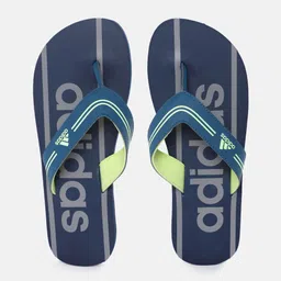 ADIDAS Men Brand Logo Printed Thong Flip-Flops-picture-3