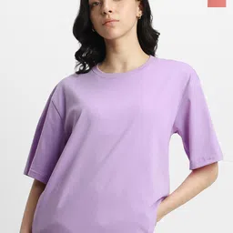 JUNEBERRY Pack Of 2 Oversized Pure Cotton T-shirts-image-52