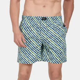 Pepe Jeans Men Blue Striped Pure Cotton Boxers-picture-12