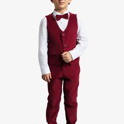 Ed-a-Mamma Boys 4-Piece Pure Cotton Party Suit-image-3