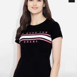Fabflee Pack of 2 Typography Printed T-shirt-image-83