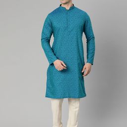 Manthan Men Ethnic Motifs Printed Kurta-image-46