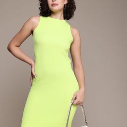 Freehand by The Indian Garage Co Bodycon Midi Dress-image-53
