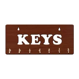 Arpita Crafts Cut Out Design Wooden Key Holder-image-32