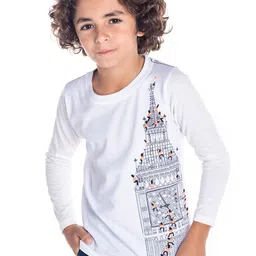 Cherry Crumble Boys Striped Round Neck T-shirt-picture-42