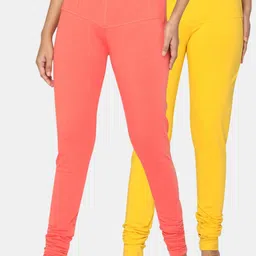 The Childrens Place Women Pack of 2 Churidar Length Leggings-image-6