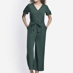 Martini Women Green Solid Basic Jumpsuit-picture-15