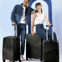 WROGN Unisex Set of 3 Hard Shell Trolley Suitcases-61