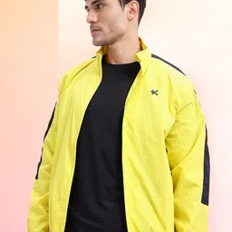 HRX by Hrithik Roshan Mock Collar Running Bomber Jacket-picture-33