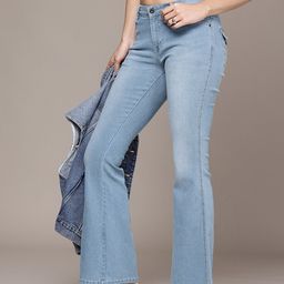 Roadster The Life Co. Women Bootcut Heavy Fade Stretchable Jeans-image-68
