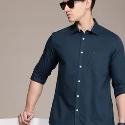 French Connection Men Premium Slim Fit Pure Cotton Casual Shirt-image-17