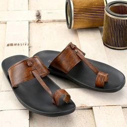 Eego Italy Men Solid Comfort Sandals-image-76