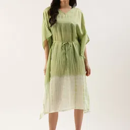 Clt.s Tie & Dye Kaftan Midi Swimwear Cover Up Dress-picture-28
