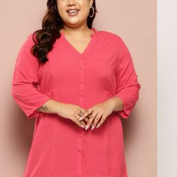 Sztori Plus Size A-Line Kurti-23