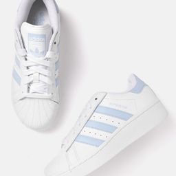 ADIDAS Originals Women Striped Leather Superstar XLG Sneakers-image-87