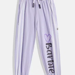 Happy Faces Girls Barbie Printed Pure CottonJoggers-picture-0