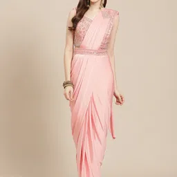 Grancy Woman Beads and Stones Ready to Wear Saree-picture-19