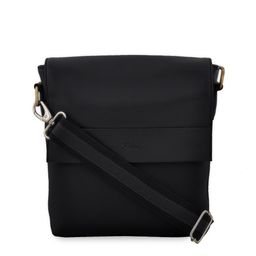yelloe Men Black Solid Messenger Bag-9