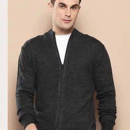 INVICTUS Mock Collar Acrylic Zip-Up Cardigan-picture-31
