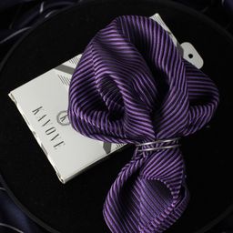 KOVOVE Men Purple Self-Design Pocket Square-25