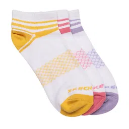 Skechers Women Set of 3 Patterned Ankle Length Socks-image-23