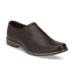 Azzaro Black Men Brown Solid Formal Slip-Ons-image-23