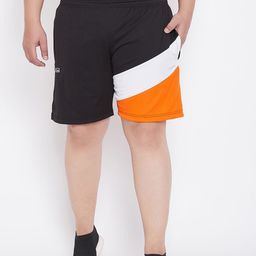bigbanana Men Black & White Colourblocked Regular Fit Regular Shorts-image-16