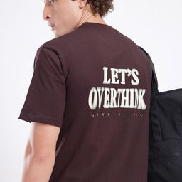 glitchez Men Typography Printed Drop-Shoulder Sleeves Pure Cotton T-shirt-image-16