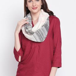 Style Quotient Women Grey Striped Scarf-picture-25