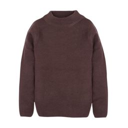 RVK Unisex Kids Brown Solid Pullover Sweater-25