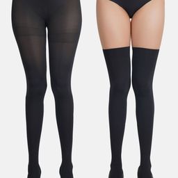 N2S NEXT2SKIN Women Pack of 2 Pantyhose Stockings-image-24