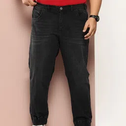 Sztori Men Plus Size Light Fade Stretchable Jogger Jeans-picture-0