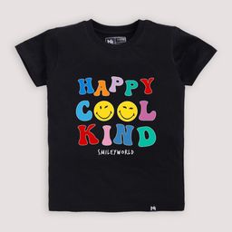 YK X Minute Mirth Boys Typography Printed Pure Cotton T-shirt-picture-1