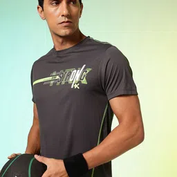 HRX by Hrithik Roshan Typography Print Training T-shirt-picture-14