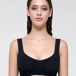 Krvvy Women Solid Medium Coverage Ultrasoft Bralette-57
