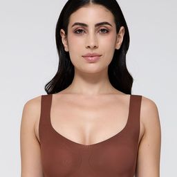 Krvvy Women Solid Medium Coverage Ultrasoft Bralette-30